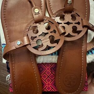 Closet blowout!! Tory Burch Miller sandals 10.5 , great condition!!